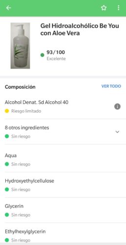 beyou yuka calificación