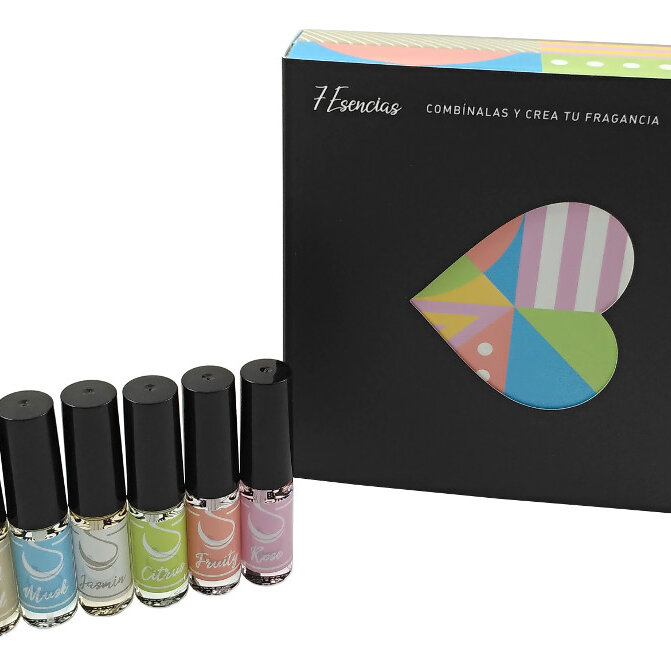 kit perfumes beyou siete esencias