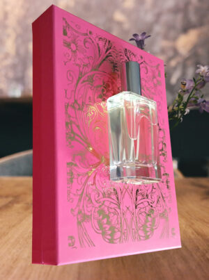 Perfum caixa rosa segona