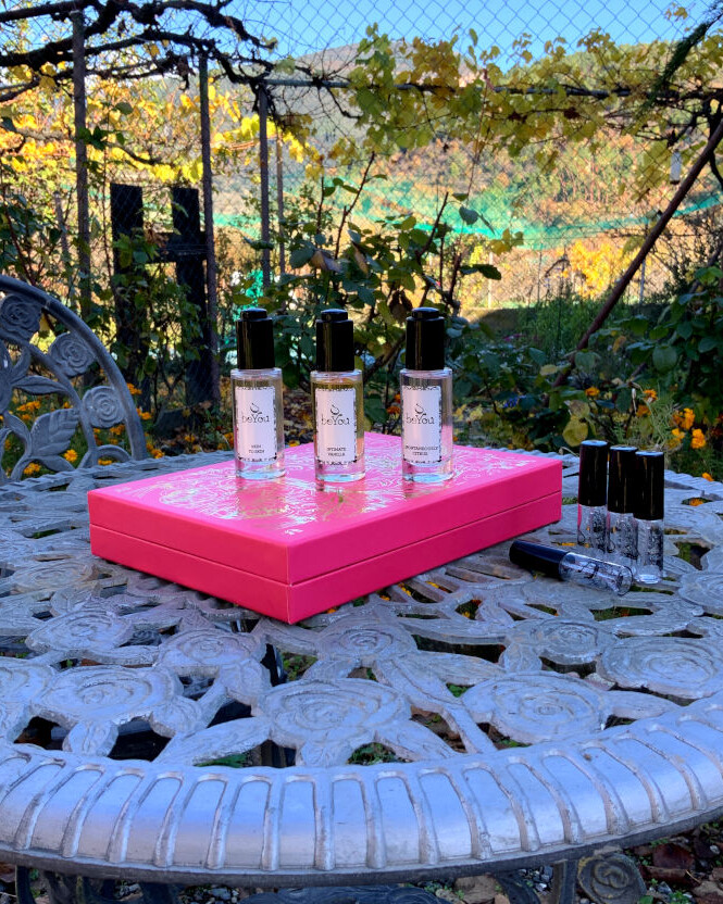 la sensualidad de la fragancia